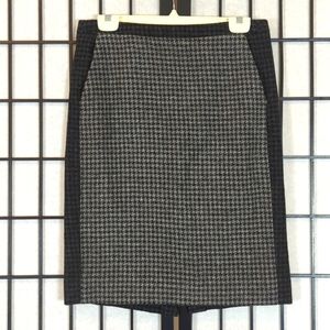 2/40 Wool houndstooth J Crew skirt